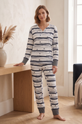 Star & Stripe Cotton Jersey Pajama Set | PJ72S