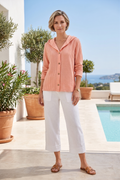 Style #8372|Wholesale 100% Cotton Slub French Terry Bracelet Sleeve Stripe Hoodie - Multiple Colors