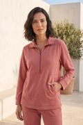 #D71 Bracelet Sleeve Half-Zip Pullover | Wild Palms Collection