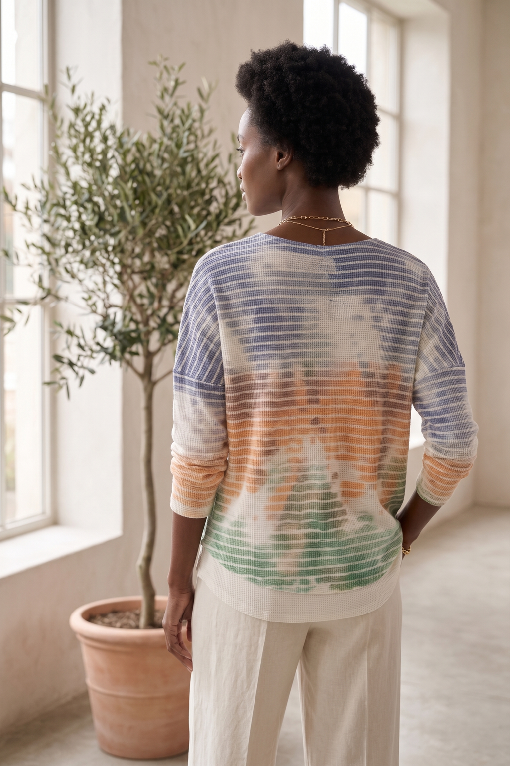 Wild Palms #8317 Multi Dyed Pullover (Wholesale)