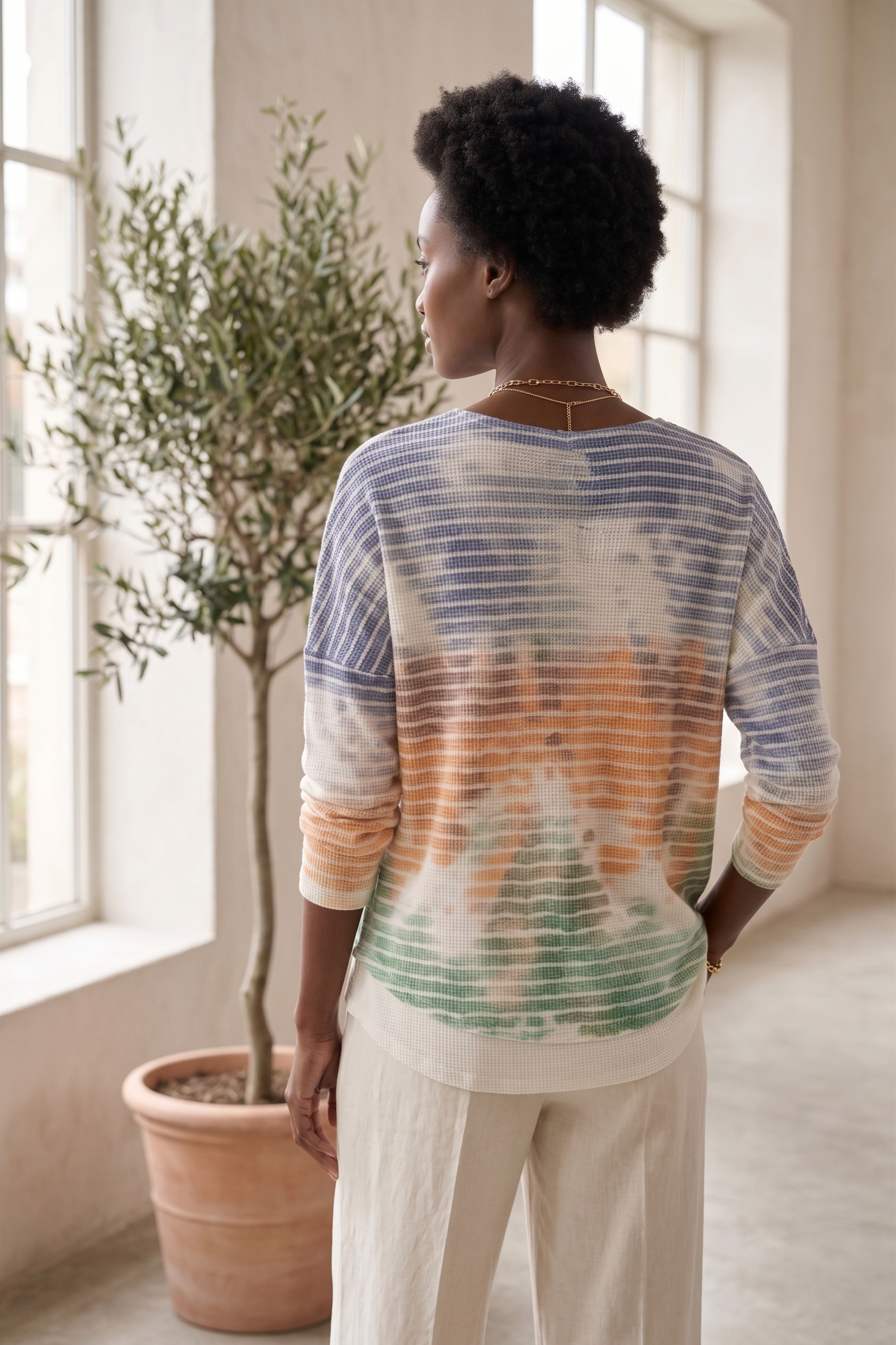 Wild Palms #8317 Multi Dyed Pullover (Wholesale)